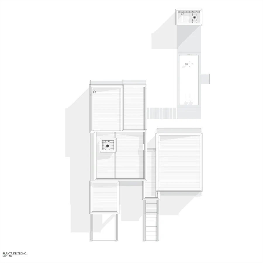 Casa Lumina · Planta de techos