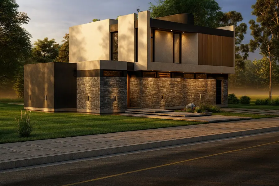 Casa Or · Frente al atardecer