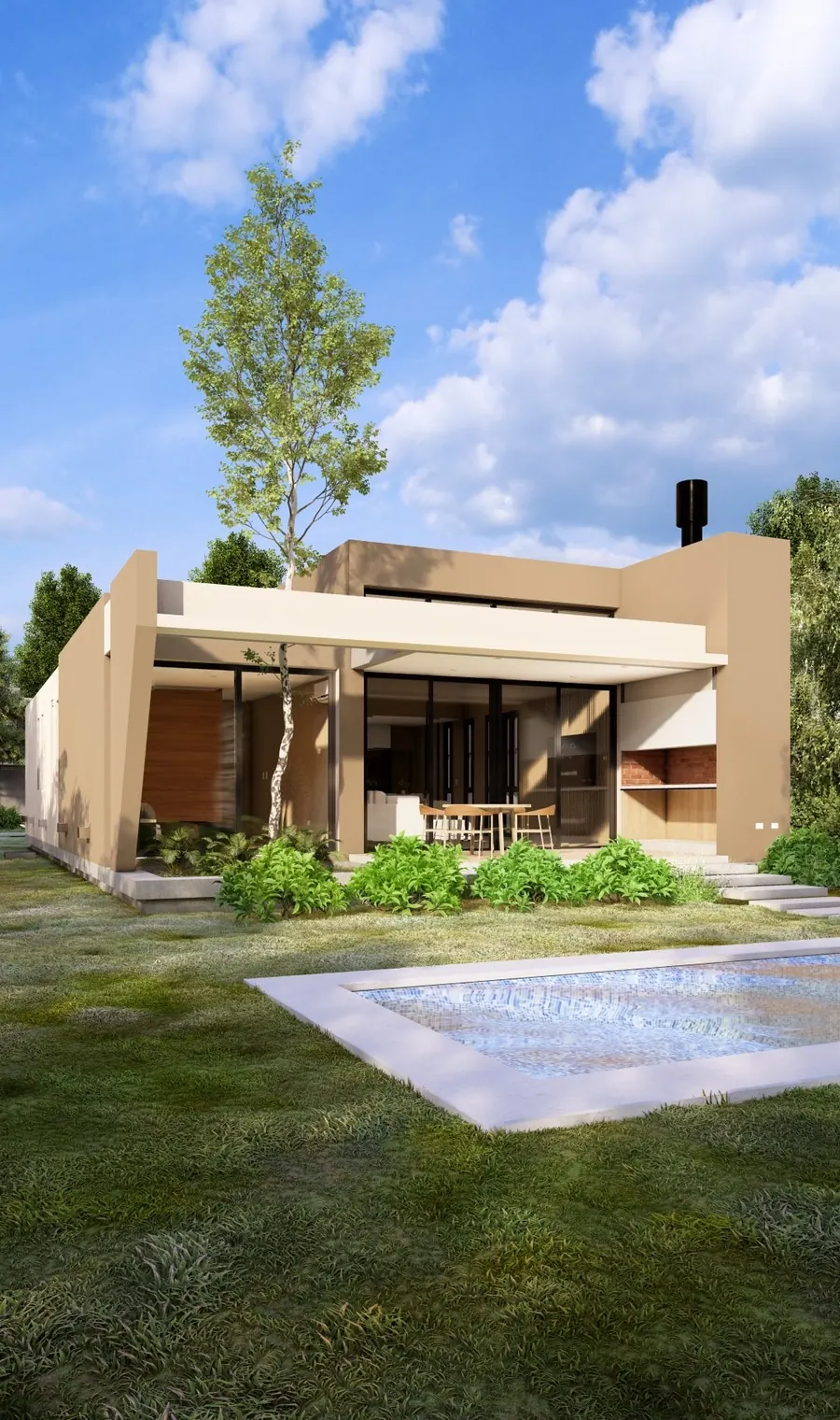Casa Pa · Galería y pileta