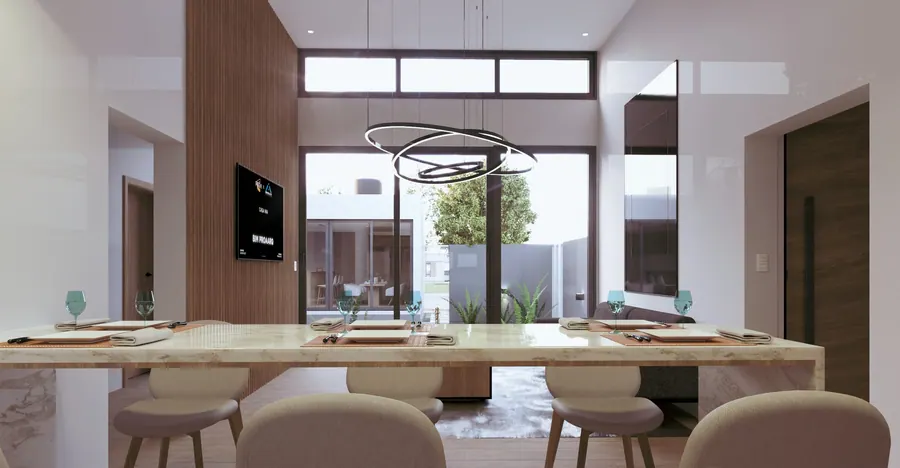 Casa Wa · Comedor y cocina