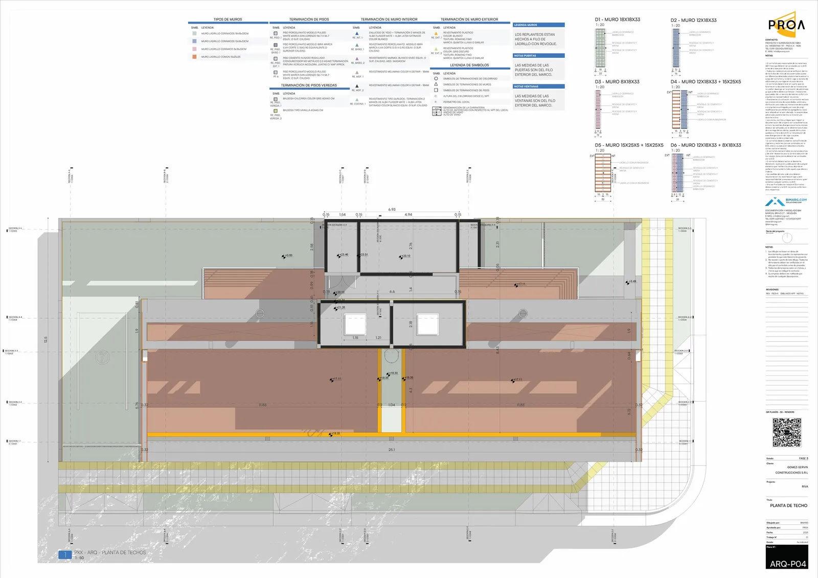 Edificio Riva: Planta de arquitectura